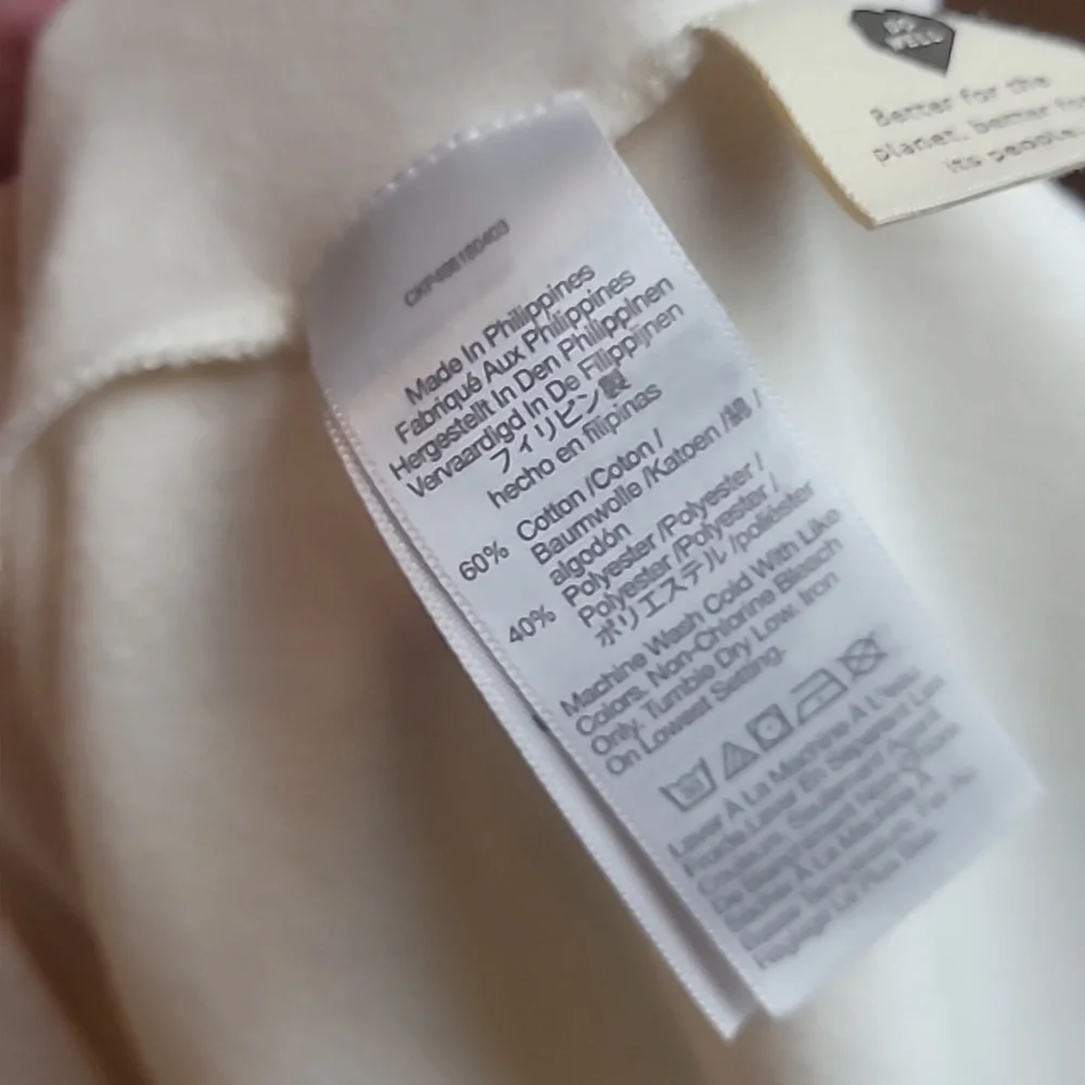 Madewell Piglet Mutton Sleeve Top Antique Cream Puff Sleeve Blouse Size XL - Picture 7 of 9